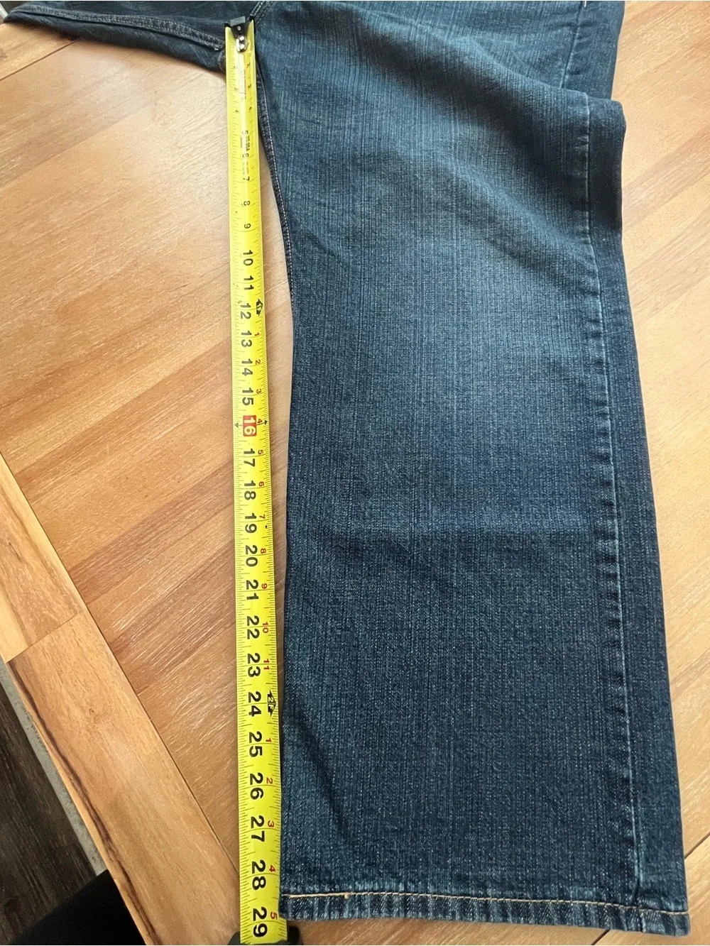 Levi's 569 Loose Straight Jeans Men's 40x30 (act 43x29) Dark Whiskered cotton